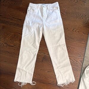 Just Black Women's White Straight Leg Jeans